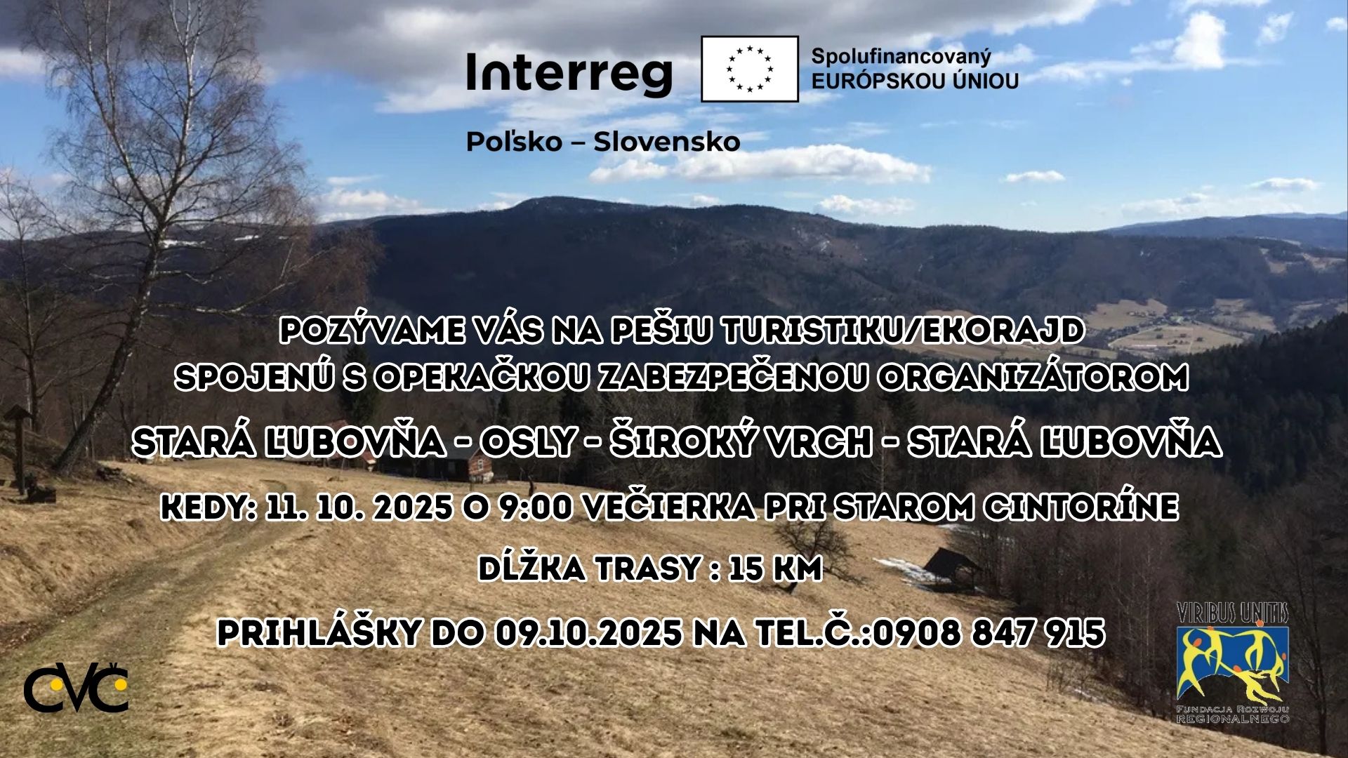 Plakat z zaproszeniem na rajd