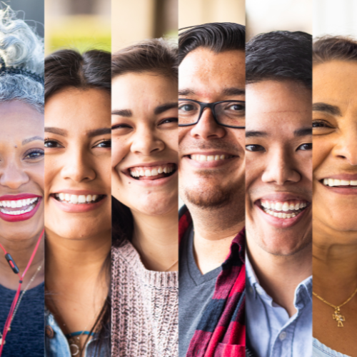 twarze osób z różnych kultur